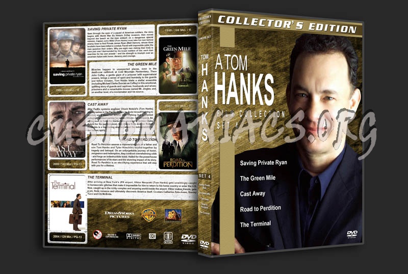 Tom Hanks Film Collection - Set 4 dvd cover