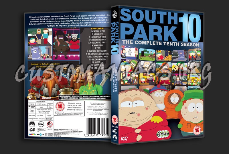 South Park Season 10 dvd cover