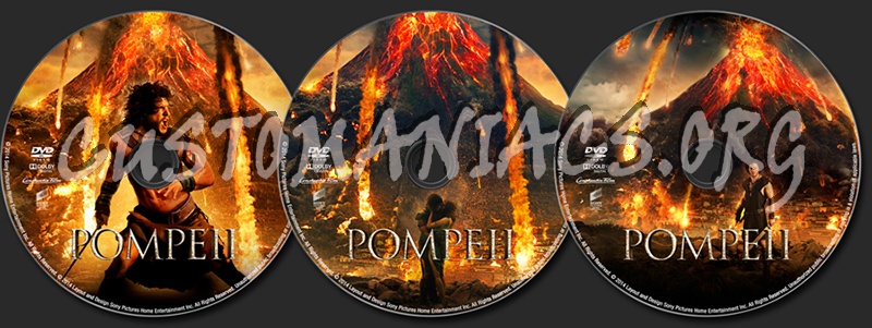 Pompeii dvd label