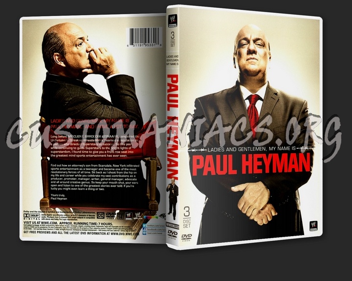 Ladies And Gentleman, My Name Is Paul Heyman dvd cover