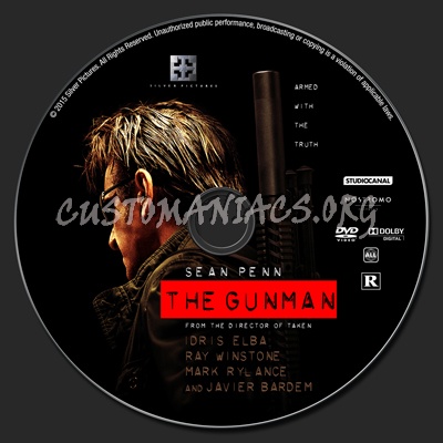 The Gunman dvd label