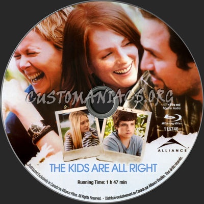 The Kids Are All Right blu-ray label