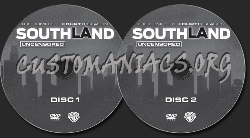 Southland Season 4 dvd label