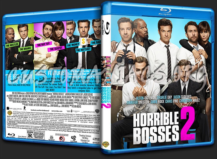 Horrible Bosses 2 blu-ray cover