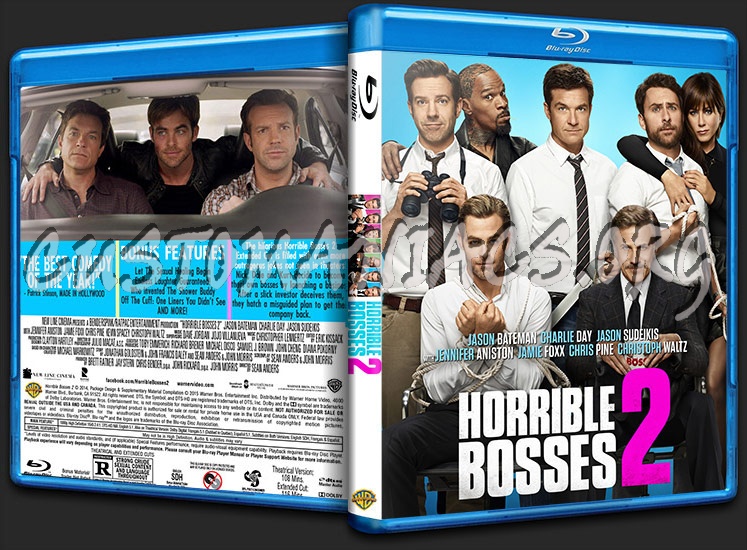 Horrible Bosses 2 blu-ray cover