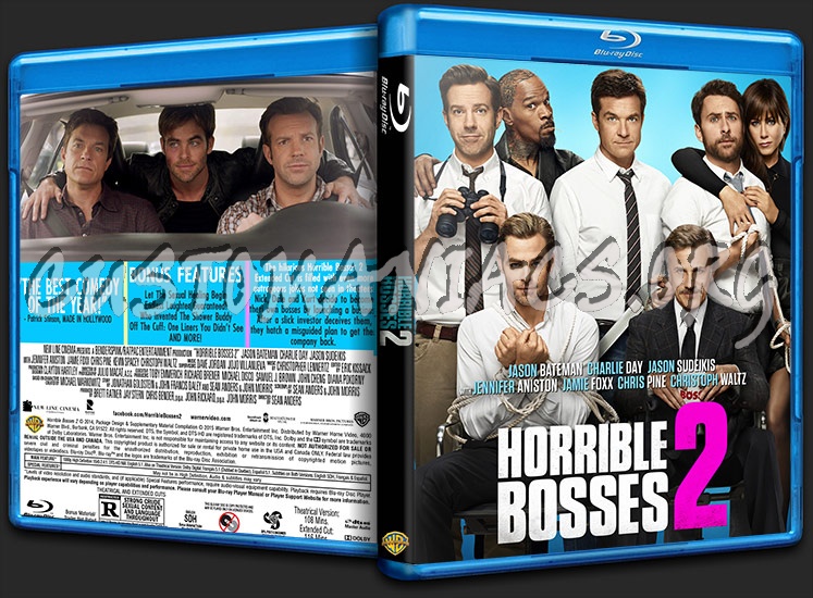 Horrible Bosses 2 blu-ray cover