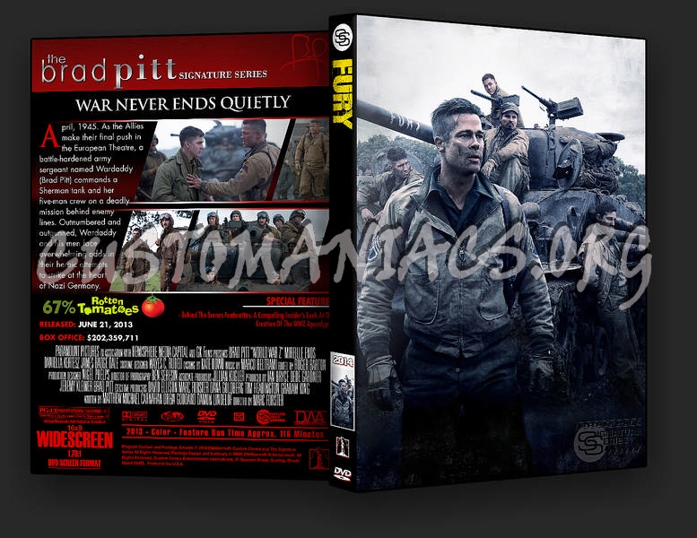 Fury dvd cover