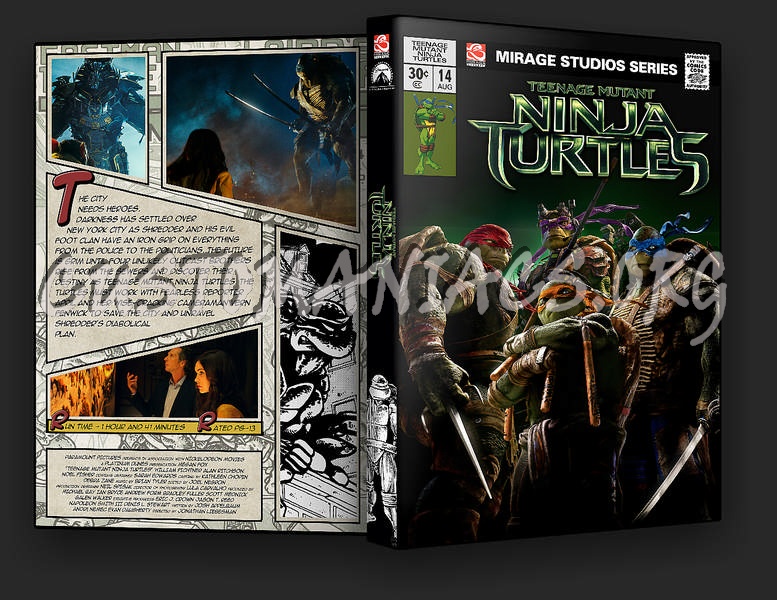 Teenage Mutant Ninja Turtles (2014) dvd cover