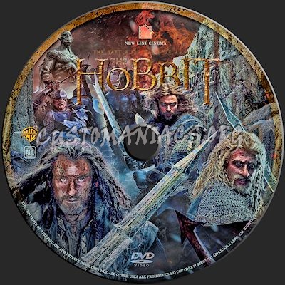 The Hobbit: The Battle of the Five Armies dvd label