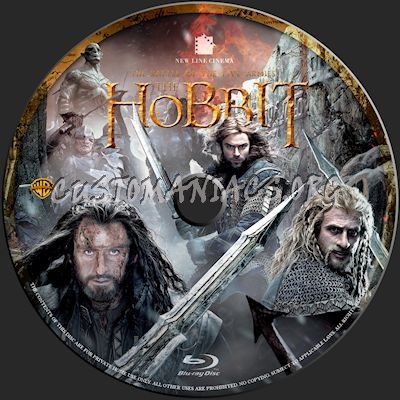 The Hobbit: The Battle of the Five Armies blu-ray label