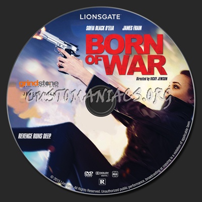 Born of War dvd label