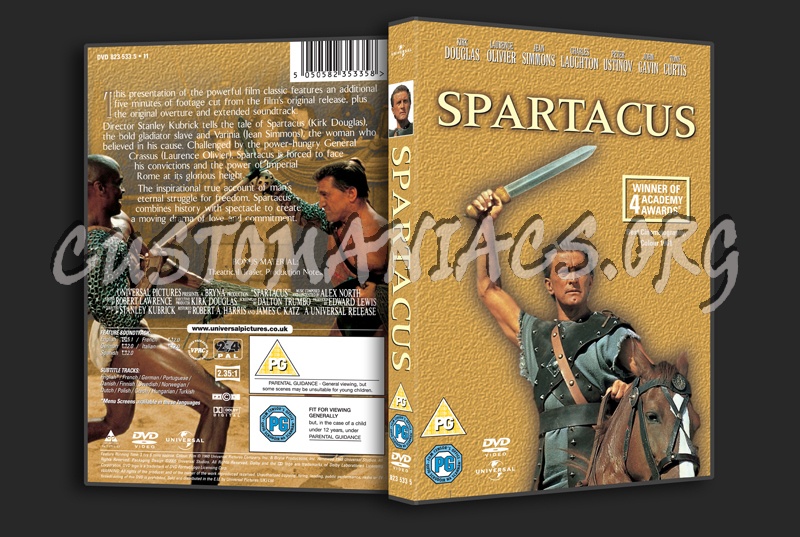 Spartacus dvd cover