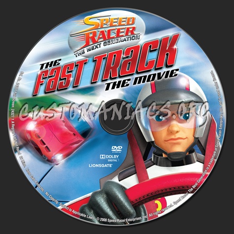 Speed Racer The Fast Track dvd label