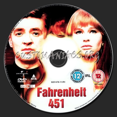 Fahrenheit 451 dvd label