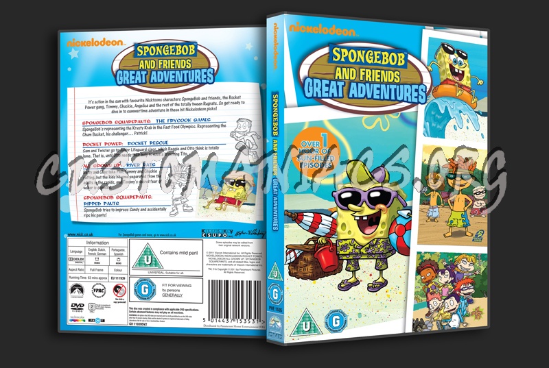 Spongebob and Friends Great Adventures dvd cover