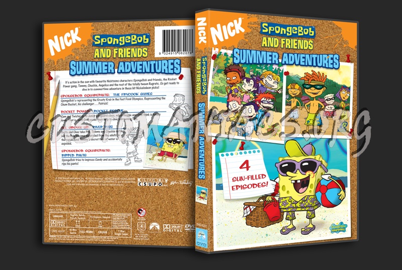 Spongebob and Friends Summer Adventures dvd cover