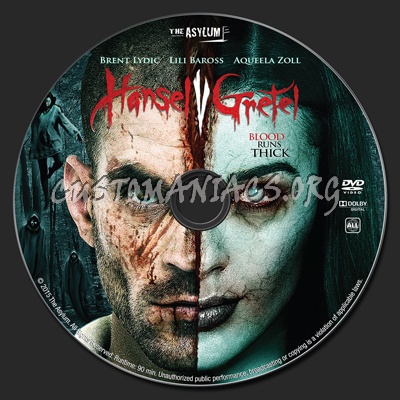 Hansel Vs. Gretel dvd label