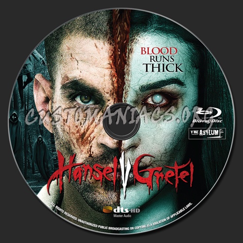 Hansel vs. Gretel blu-ray label