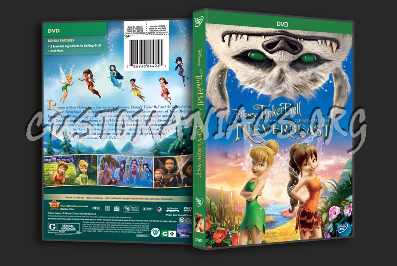Tinker Bell And The Legend Of The NeverBeast dvd cover