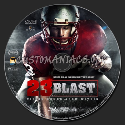 23 Blast blu-ray label