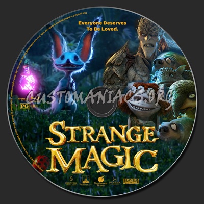 Strange Magic blu-ray label