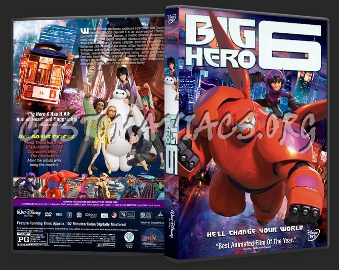 Big Hero 6 dvd cover