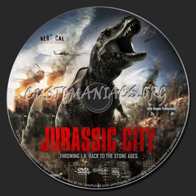 Jurassic City dvd label