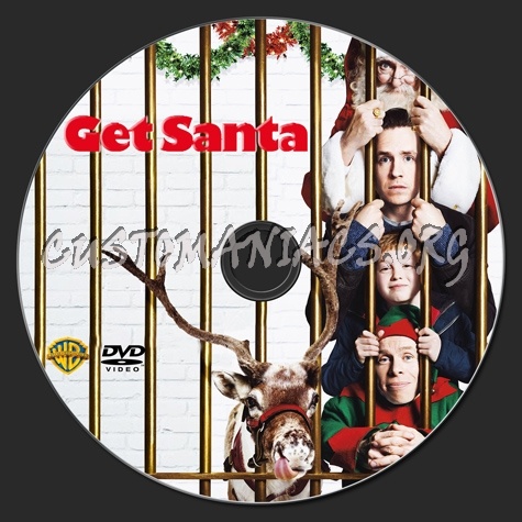 Get Santa dvd label