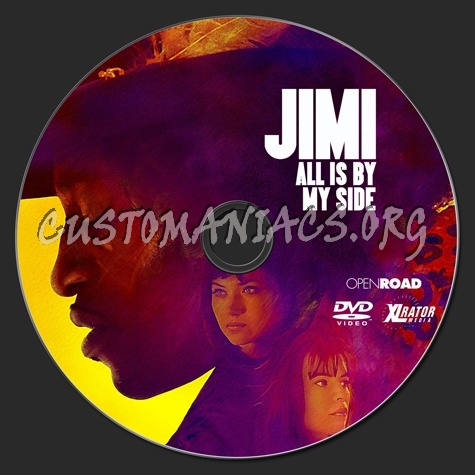 Jimi All is By My Side dvd label