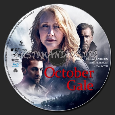 October Gale blu-ray label