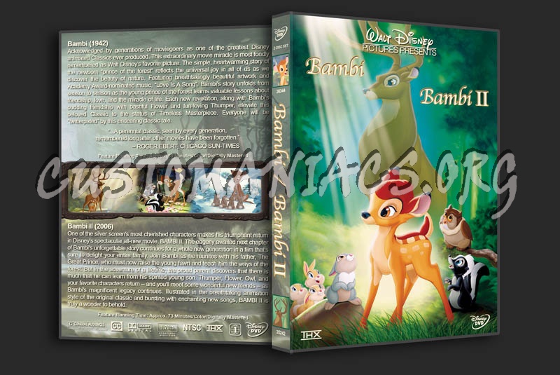 Bambi/Bambi II Double Feature dvd cover