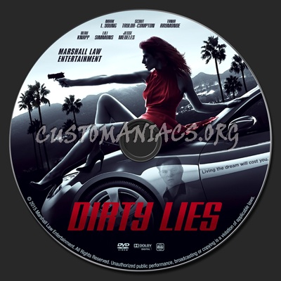 Dirty Lies dvd label