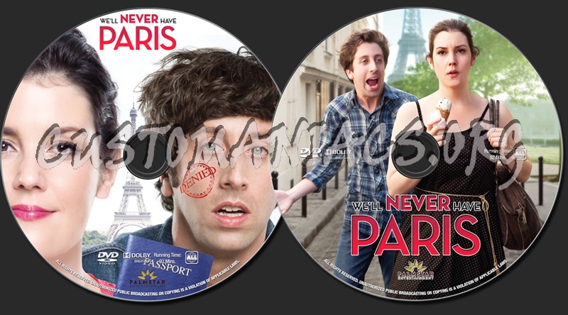 We'll Never Have Paris dvd label