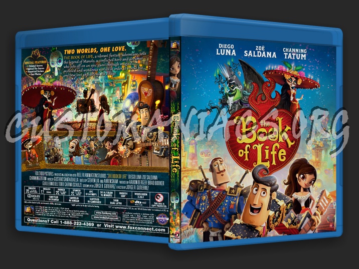 The Book of Life blu-ray cover