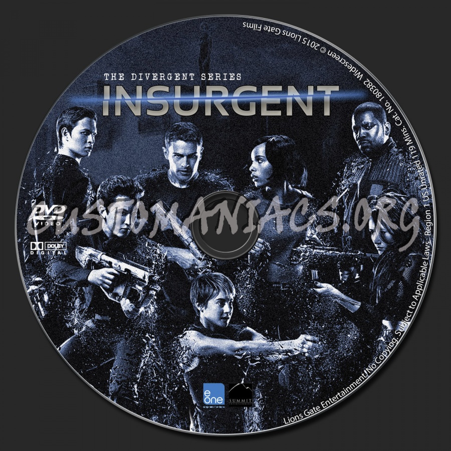 Insurgent dvd label