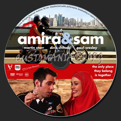 Amira & Sam dvd label
