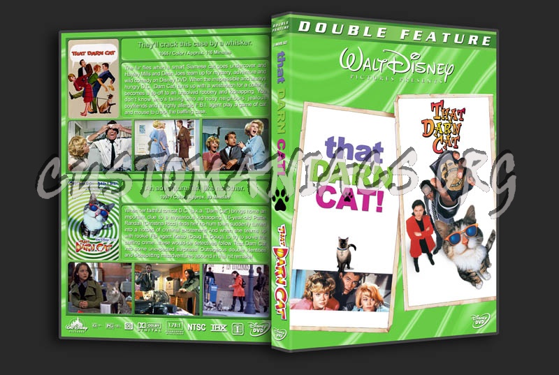 That Darn Cat Double Feature dvd cover