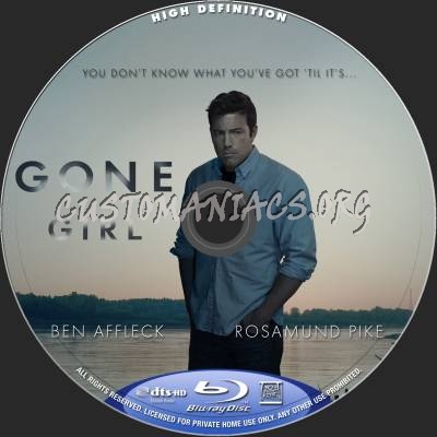 Gone Girl blu-ray label