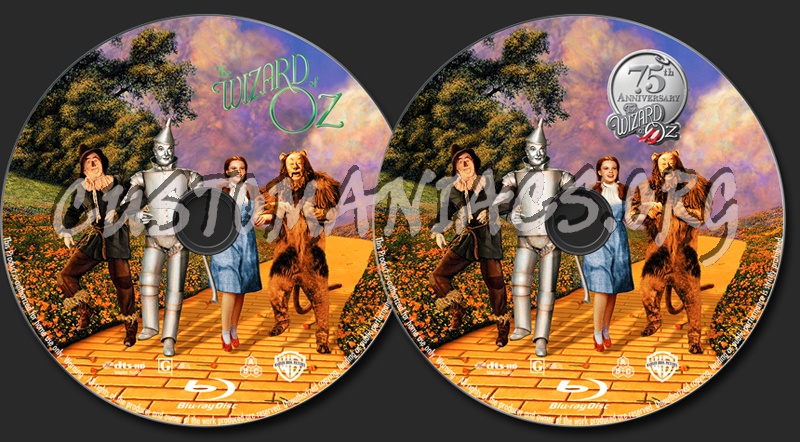 The Wizard of Oz blu-ray label