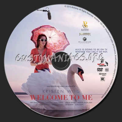 Welcome To Me dvd label