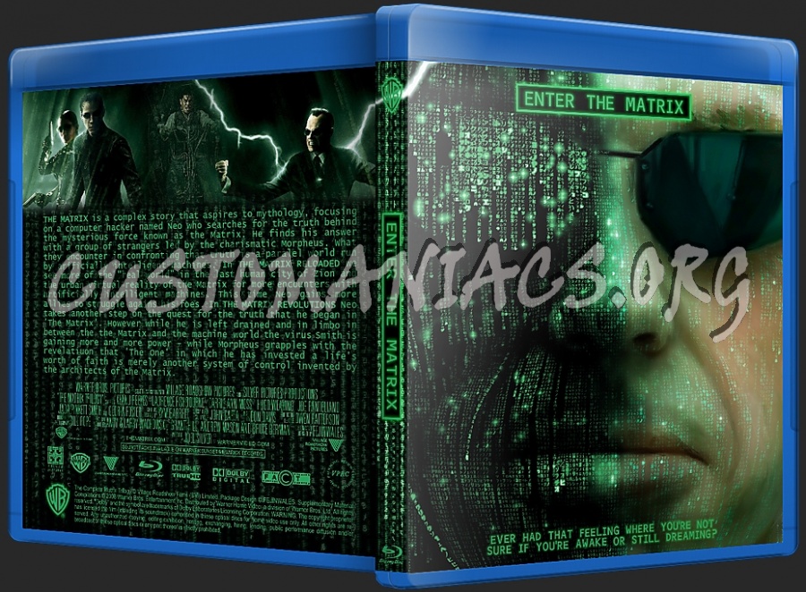 Matrix Trilogy blu-ray cover