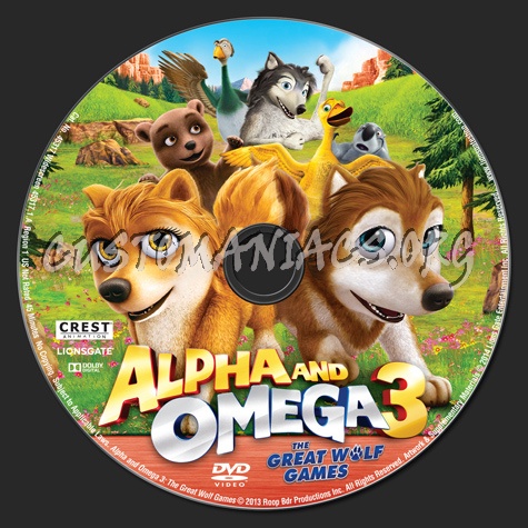 Alpha and Omega 3: The Great Wolf Games Blu-ray (Blu-ray + DVD +