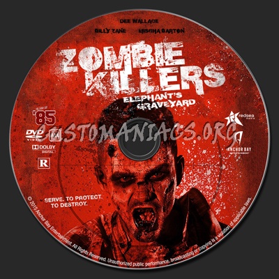 Zombie Killers: Elephant's Graveyard dvd label