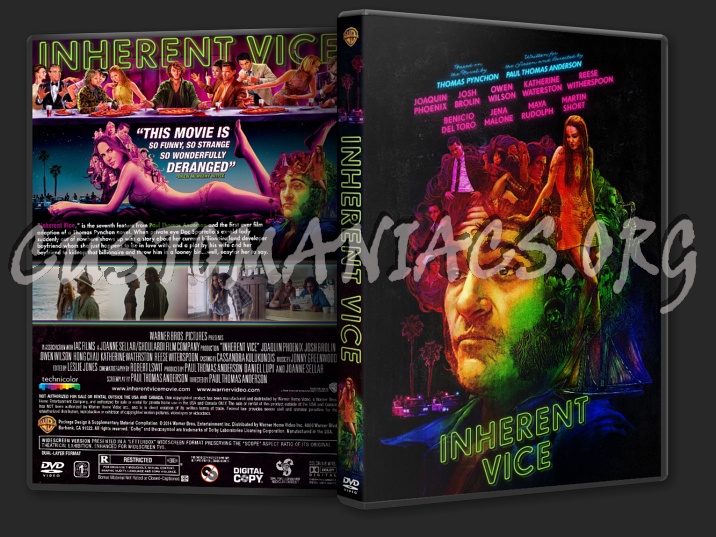 Inherent Vice dvd cover