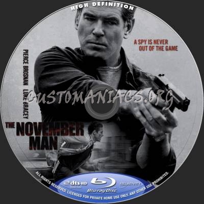 The November Man blu-ray label