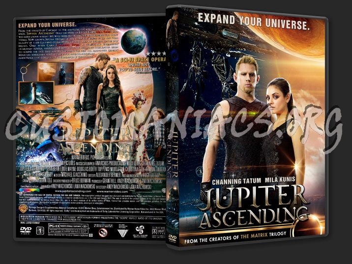 Jupiter Ascending dvd cover