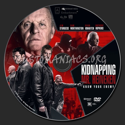 Kidnapping Mr. Heineken dvd label