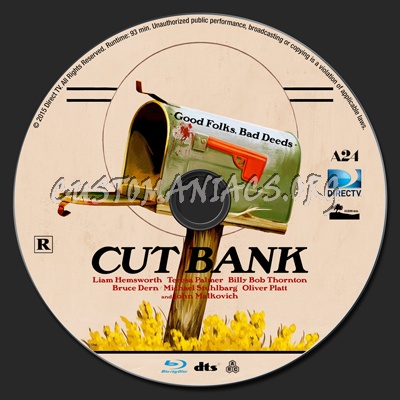 Cut Bank blu-ray label