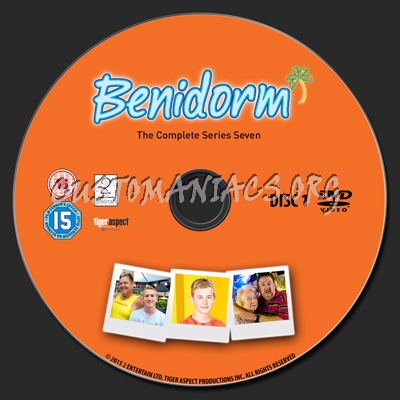 Benidorm Series 7 dvd label