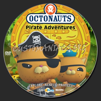 Octonauts Pirate Adventures dvd label